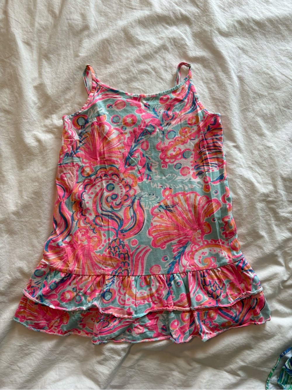 Lilly Pulitzer Skyelar Tank Dress in too much bubbly Size 6-7